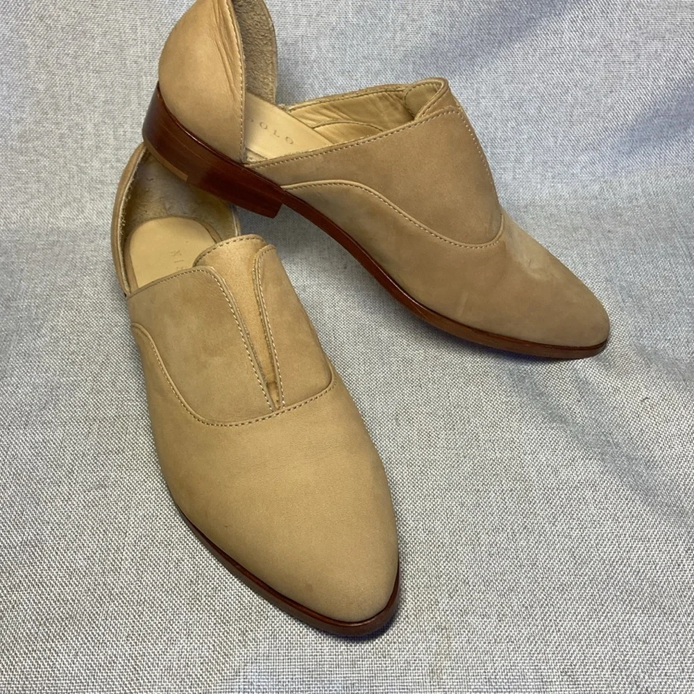 Nisolo Tan Loafers Minimalist Slip-Ons Size 8